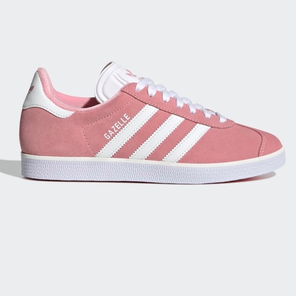 adidas Shoes - adidas Gazelle Pink and White Sneakers
